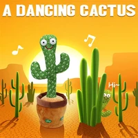 dancing cactus toy repeats what you say electronic dancing with lighting toys recording singing spanish language song for kids