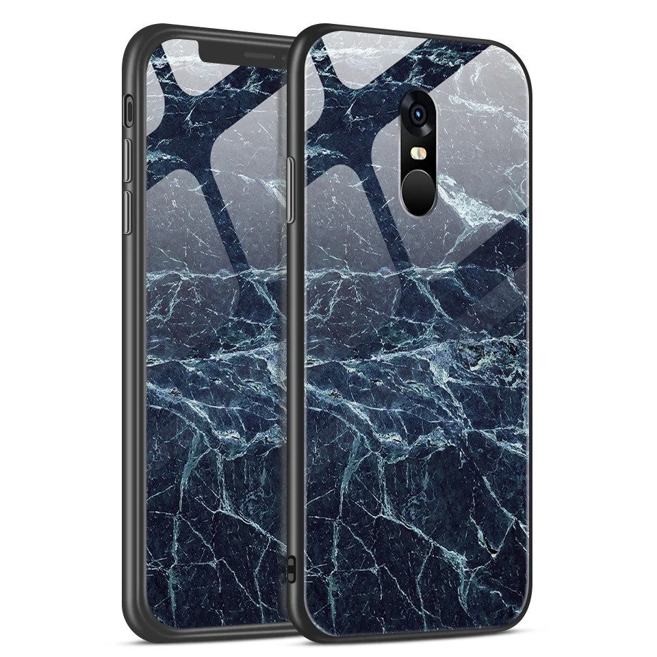W320 Для Xiaomi Redmi Note 4/4X роскошный чехол из закаленного стекла для Remi Note 4 Pro CN Version/4 Gobal Version Fashion Soft Edge Shell - Цвет: W320