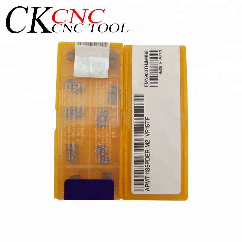 

10pcs APMT1604PDER-M2 VP15TF APMT1135PDER-M2 VP15TF CNC lathe tungsten Carbide insert milling insert for processing stainle