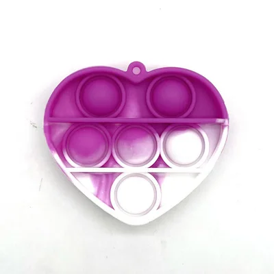 

Mini Push Pop Bubble Sensory Toy Autism Needs Squishy Stress Reliever Toys Adult Child Funny Anti-stress Pop Fidget Keychain New