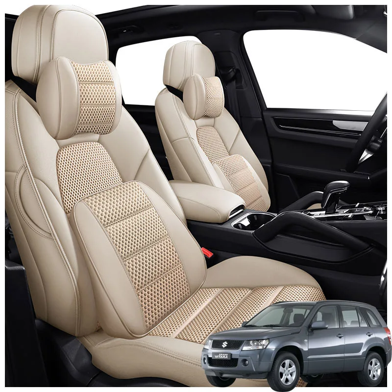 

Leather Auto Customize Car Seat Covers Products For Suzuki Grand Vitara 2007 2008 2009 2010 2011 2012 Interior Parts Accessories