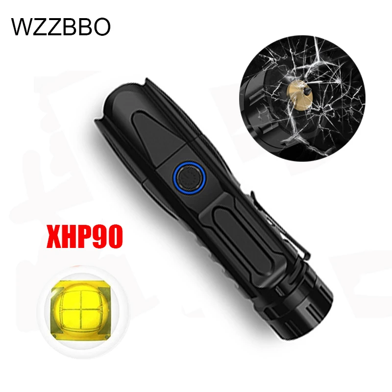 Светодиодный фонарик с шариком P90 высокомощный водонепроницаемый тактический