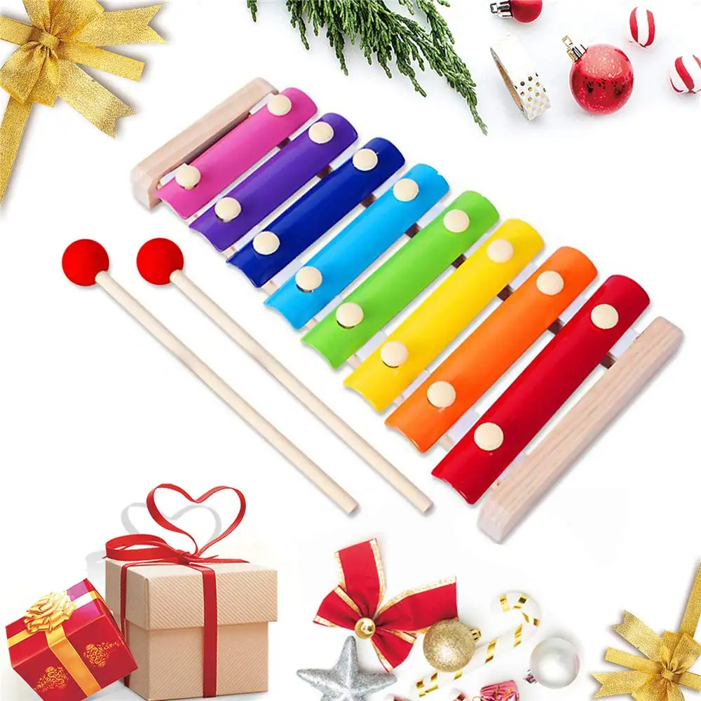 Новый музыкальный инструмент игрушка деревянная рама стиль ксилофон дети