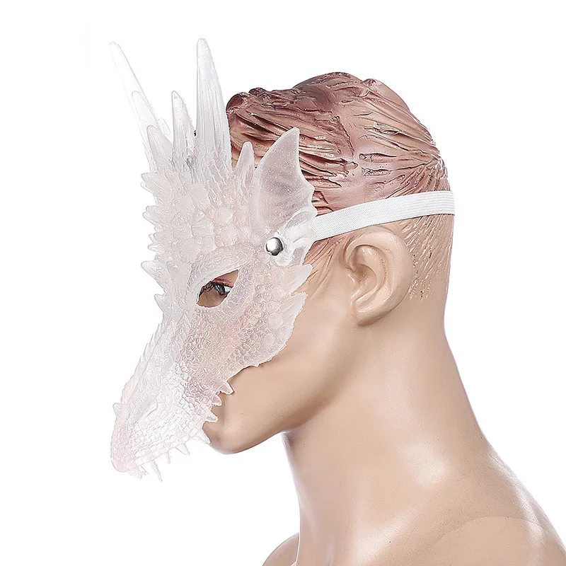 Карнавальная Танцевальная вечеринка 3D силиконовая маска дракона маски для