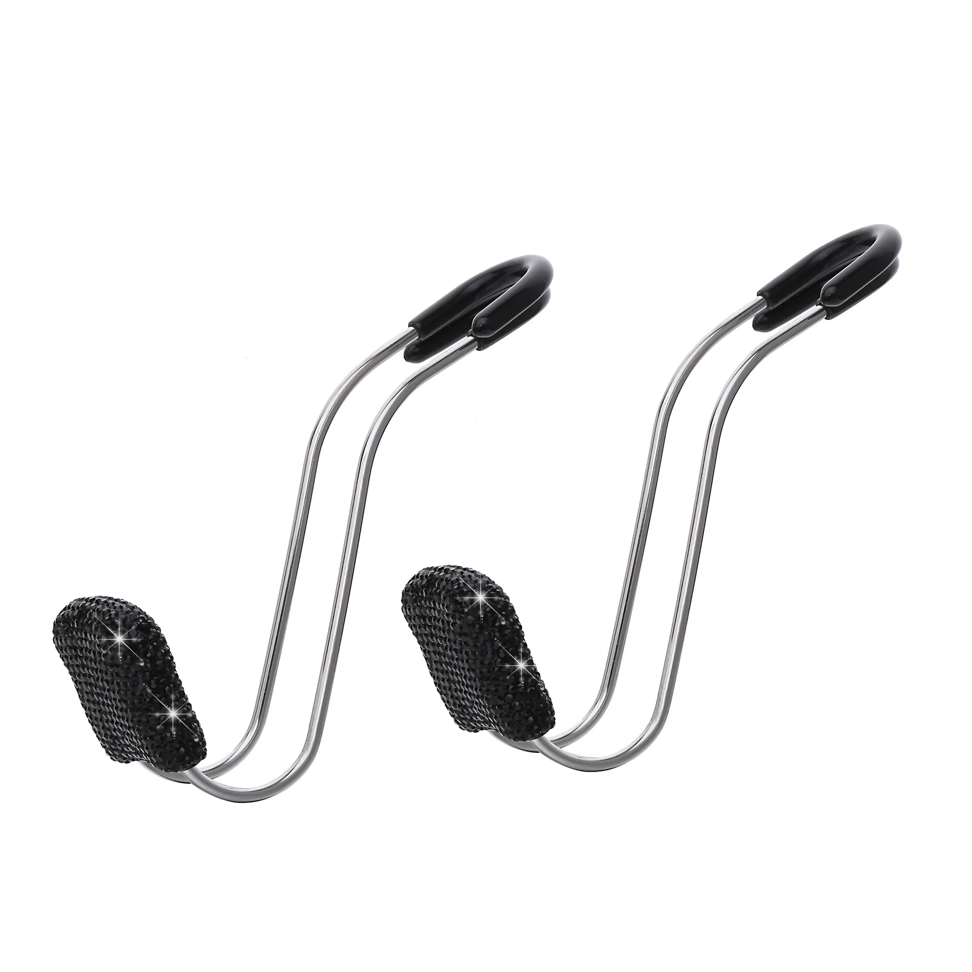 

Car Stainless Steel Hook Full Diamond Stainless Steel Car Pocket Hook Diamond Car Seat Stainless Steel Hook