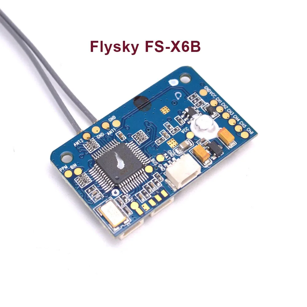 

Flysky-receptor FS-X6B para cuadricóptero de control remoto, transmisor de FS-I6X de FS-i4, FS-i6, FS-i6S, FS X6B 2,4G PPM i-bus