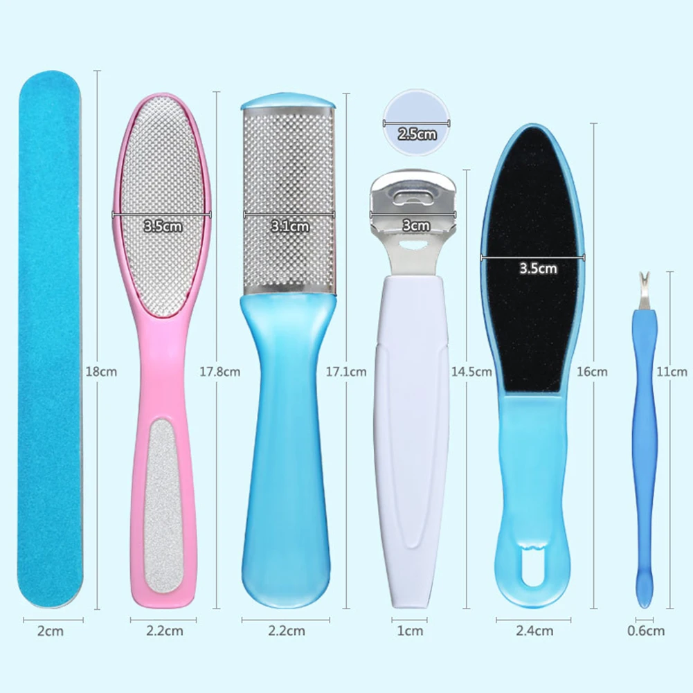 

Foot File Kit Callus Remover Scraper Corn Hard Dead Skin Shaver Foot Care Set Pedicure Manicure Tools