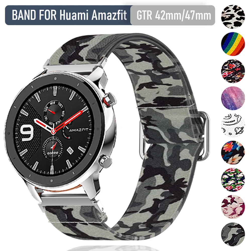 

Эластичный нейлоновый ремешок для часов Huami Amazfit GTR, 42/47 мм, 20 мм