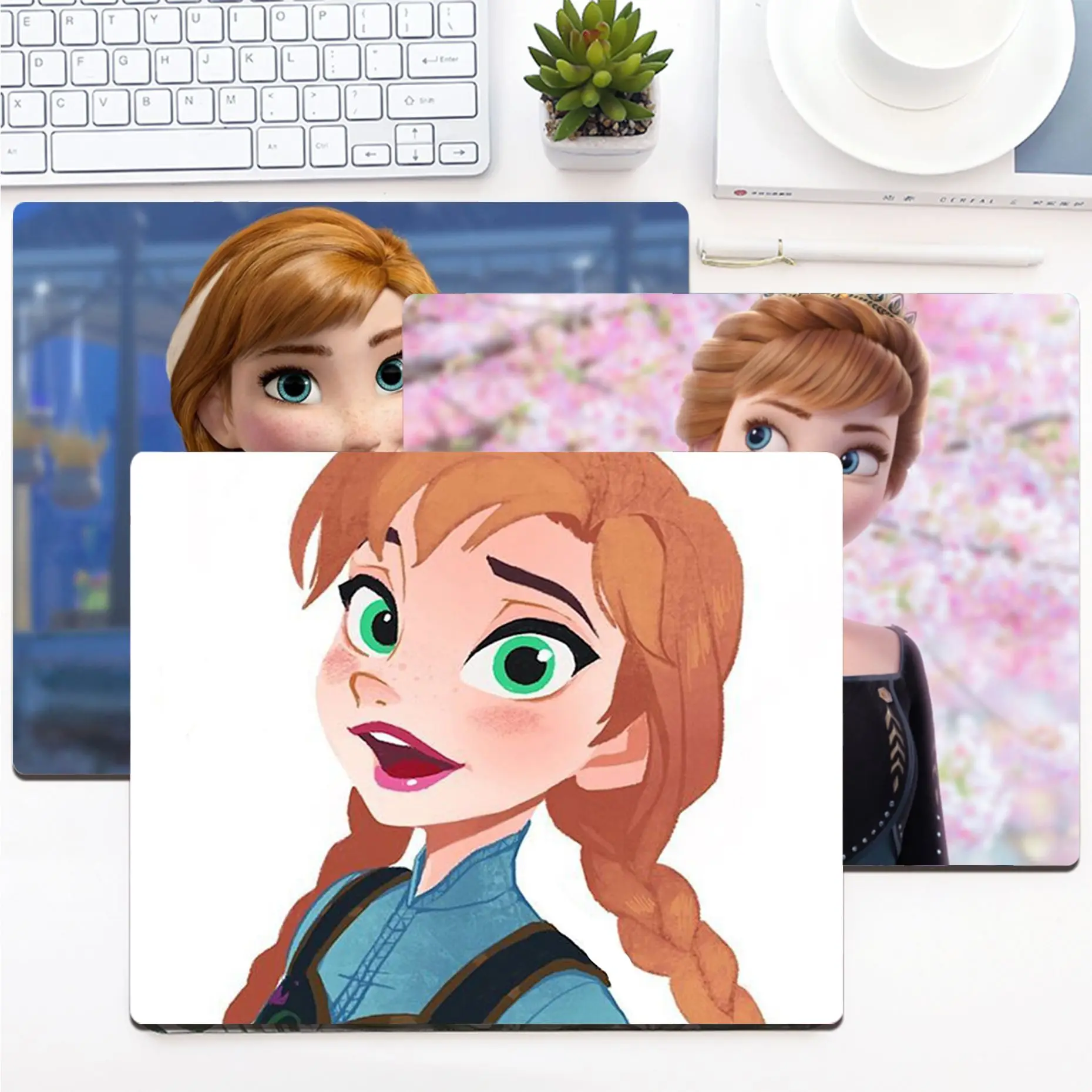 

Disney My Favorite Disney Anna Ice Snow Queen Frozen Beautiful Anime Mouse Mat Top Selling Wholesale Gaming Pad mouse