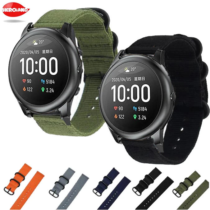 

Strap For Xiaomi Haylou Solar LS05 Smart Watch Bracelet Nylon Replacement Men Women Smartwatch For Xiaomi Haylou Solar Correa