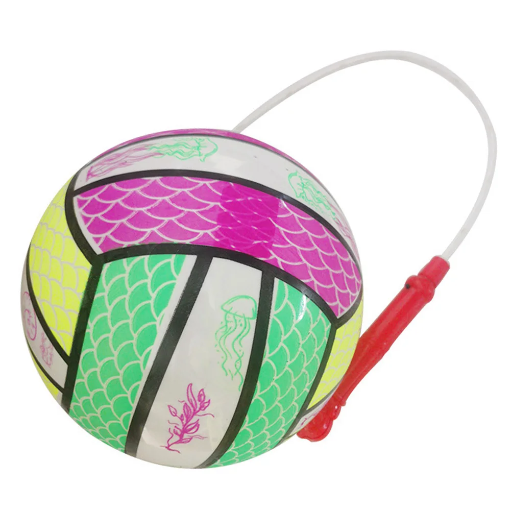 

1PCs Kid Toy Luminous Flashing Sport Fitness Portable Inflatable Throwing Bouncy Ball Kids Educational Toys for Children Gifts
