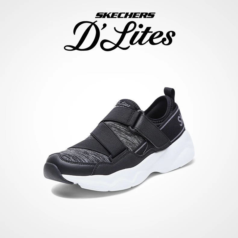 Skechers D'LITES/женская повседневная обувь; обувь для папы на толстом каблуке; женская дышащая повседневная обувь; женская обувь на толстой подошве; 88888200-BLK