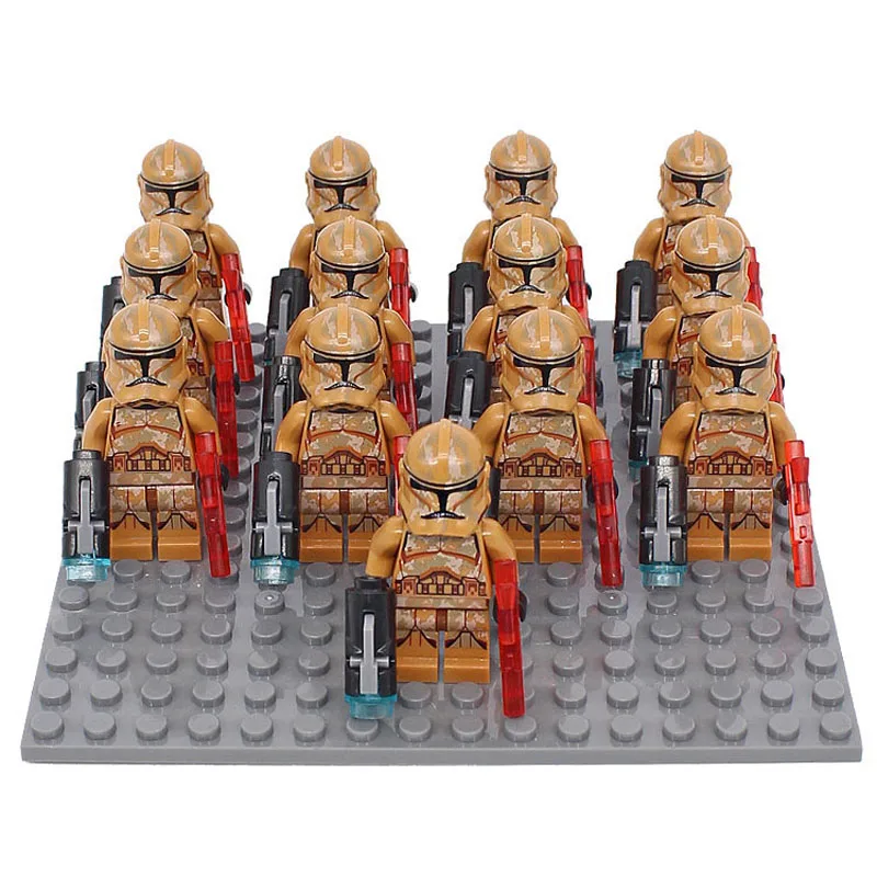 Новинка 100 шт./лот, Звездные войны, серия 8, первый заказ, trooper sw667, совместимый 75166, детские игрушки