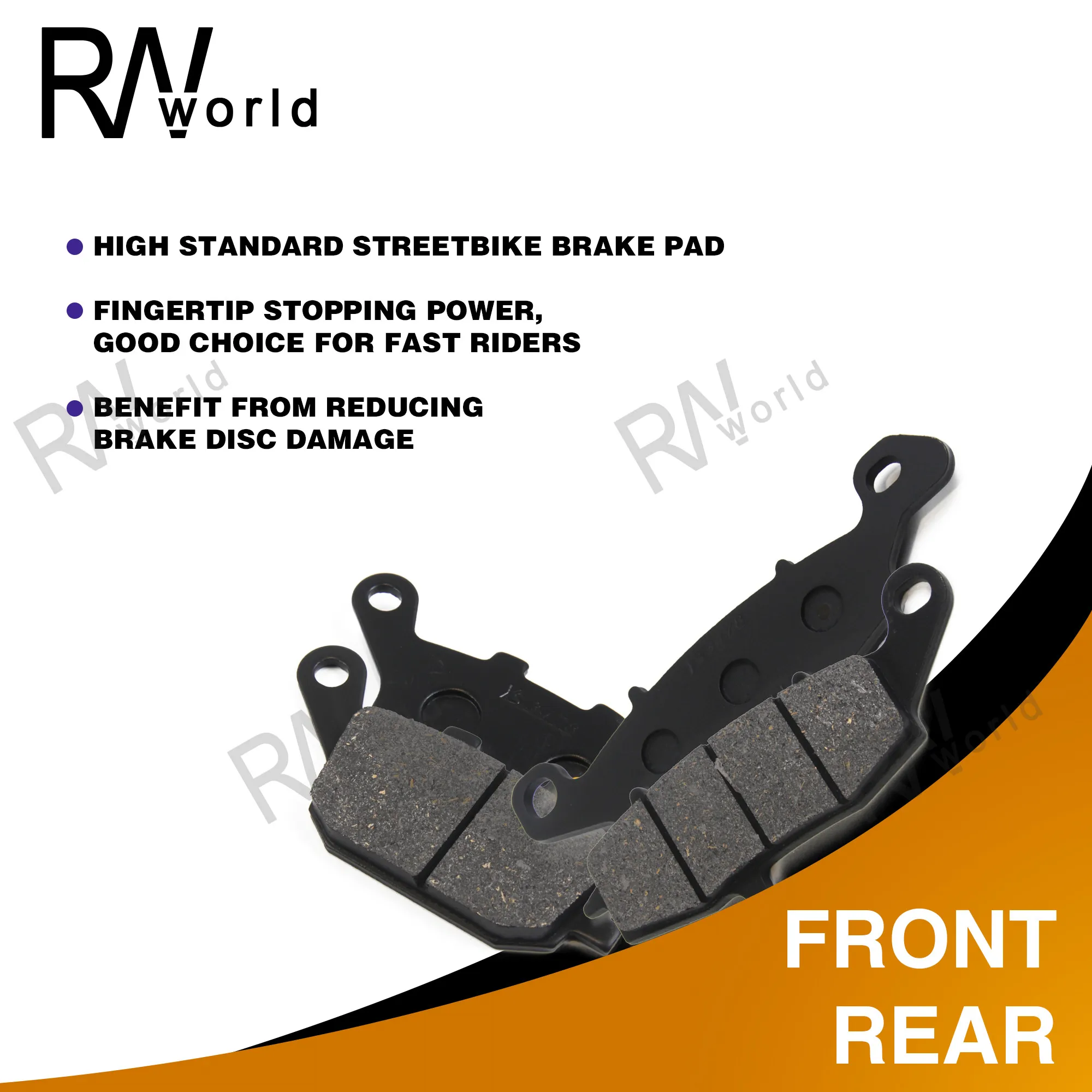 Передняя и задняя Тормозные колодки для мотоцикла SUZUKI GSR 750 2011-2015 GSR750 AL2 AL4 AL5 ABS 2012