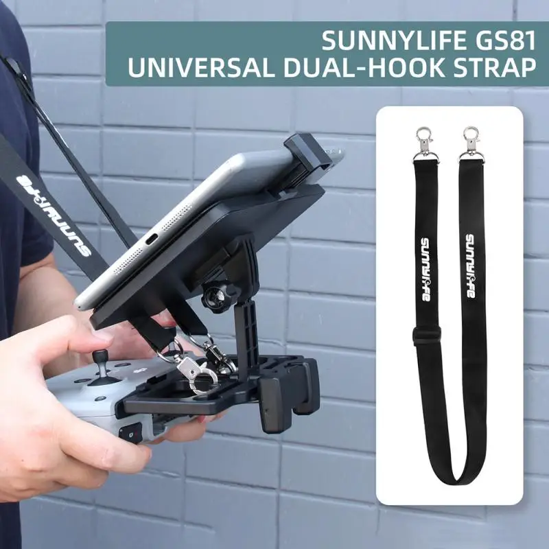

Sunnylife GS81 Remote Controller Dual-hook Strap Universal Adjustable Lanyard Drone Accessories High Quality Lanyard