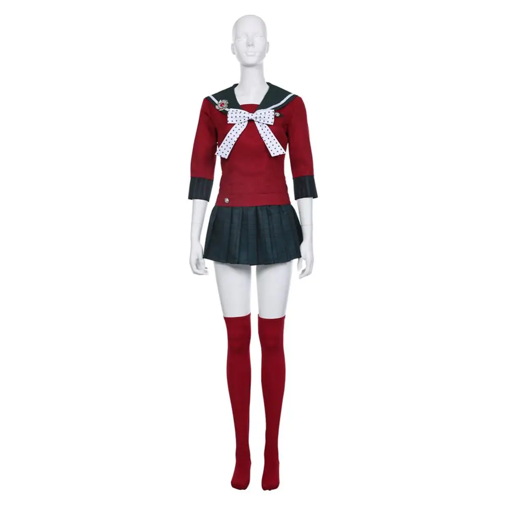 Danganronpa Косплэй убийства гармонии Harukawa Маки костюм платье равномерное