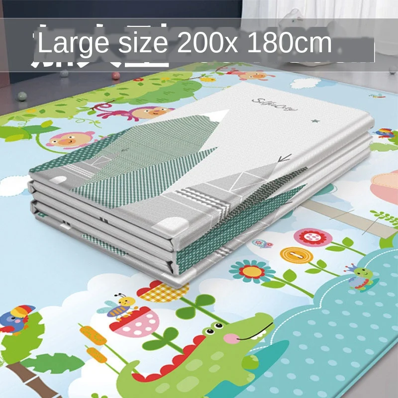 Детское ползание утолщенное для дома гостиной складное ребенка безвкусный