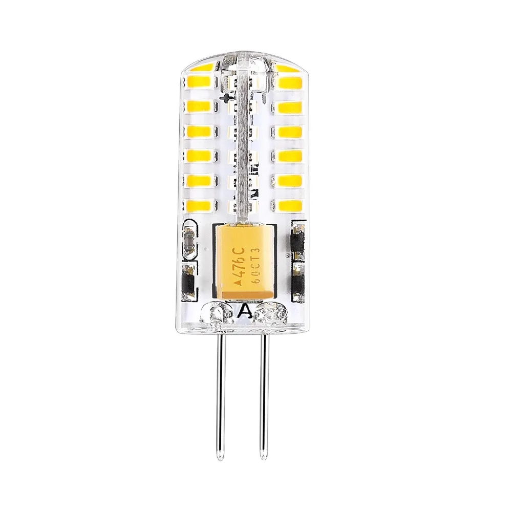 Самая низкая цена 12В мини G4 светодиодный ная лампочка smd3014 2 5 Вт 48 Светодиодный s