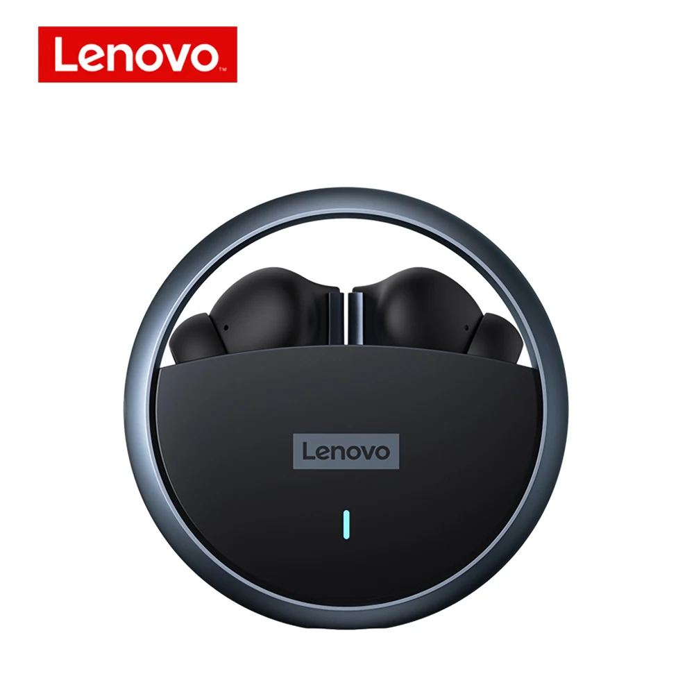 

Lenovo LP60 Wireless BT5.0 Headphones In-ear Sports Earbuds Rotating Design HiFi Sound Quality Low Latency Earphone with mic