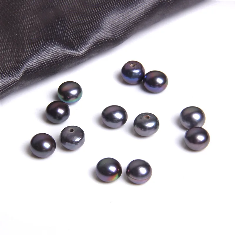 AAA бусины из черного натурального жемчуга для рукоделия изготовление ювелирных