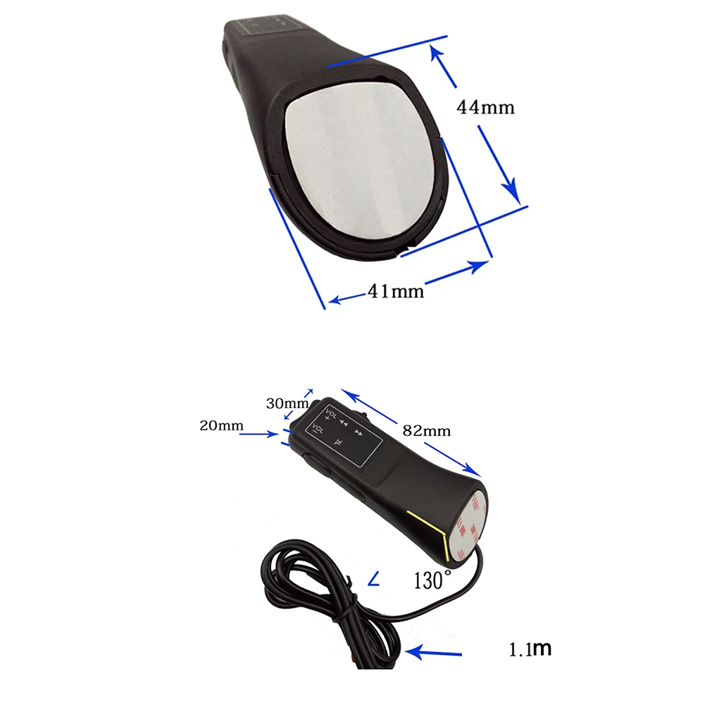 DVD Easy Install Accessories Steering Wheel Button Wired Controller Use Universal Car Navigation Multi-functional Portable | Автомобили и