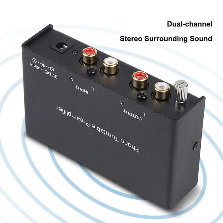 Двухканальный фонокорректор фонокорректором RCA предусилитель Шум