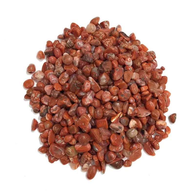 

100G Natural Stone Crystal Mineral South Red Agate Home Decoration DIY Wheel Pulse Energy Healing Crystal