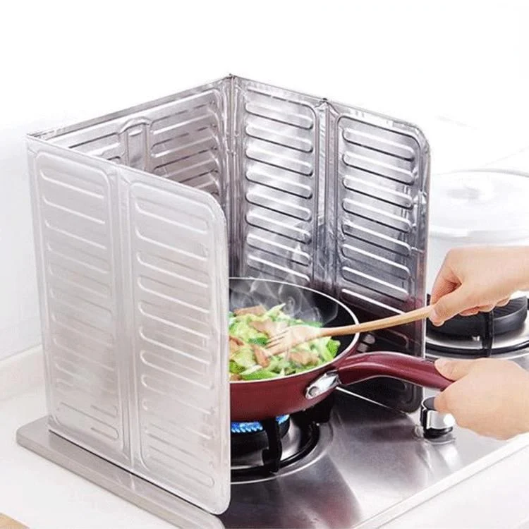 

Kitchen aluminum foil oil baffle plate cooking oil splash resistant high temperature gas stove heat insulation plate oil barrier