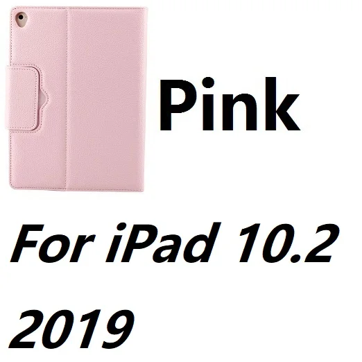 For iPad 10.2 Pink Магнитный съемный кожаный чехол-подставка с клавиатурой Bluetooth для iPad Mini 12345 iPad 9,7 Pro 10,5 11 Air 10,5 iPad 10,2 - Цвет: For iPad 10.2 Pink