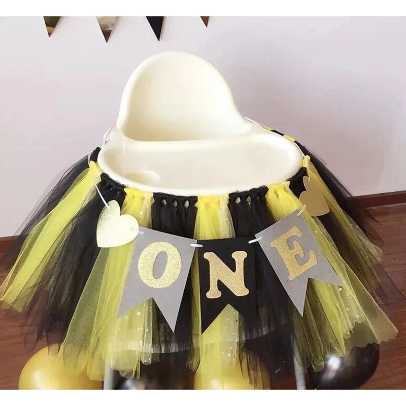 Радужная юбка для стола украшения детского душа розовая пачка Тюлевое платье