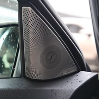 car a pillar door speaker protection decoration cover sticker interior styling accessories for mercedes benz c class w204 07 13