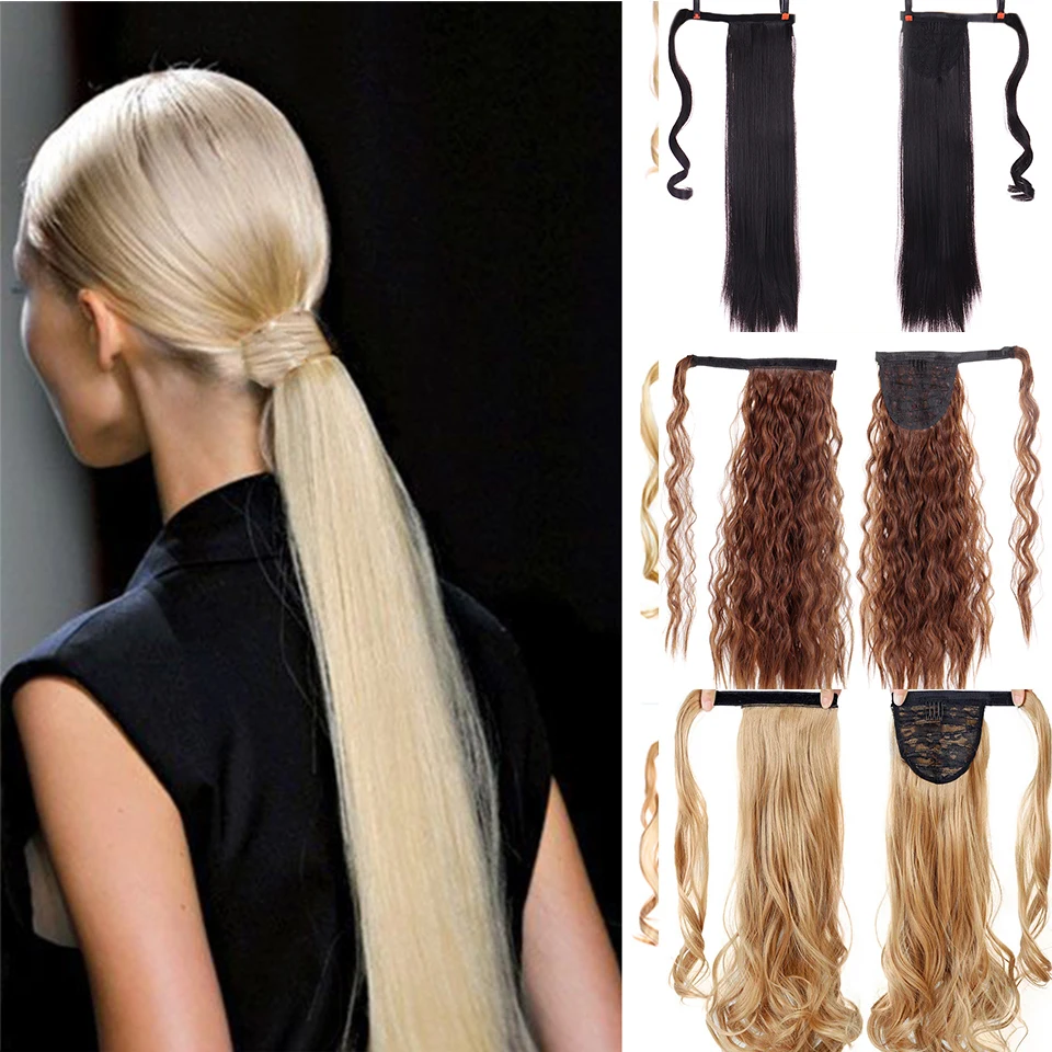 Волосы для наращивания MUMUPI на шнурке кудрявые волосы красные париков