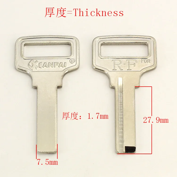 B124 пустой ключ для домашней двери заготовки слесарные принадлежности пустые