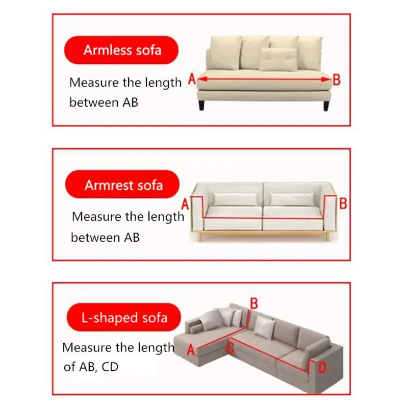 1/2/3/4 Seater Solid Sofa Cover Spandex Modern Elastic Polyester Couch Slipcover Chair Furniture Protector Living Room 16 Colors | Дом и сад