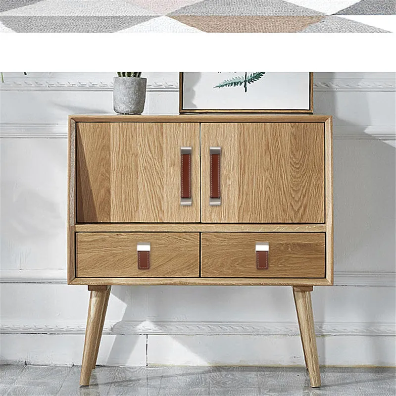 128/160 мм кожаный дверной ящик шкаф книжный ручки для мебельная фурнитура