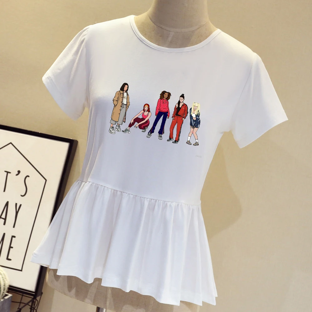 Дизайнерская футболка для женщин Топ бренд женские летние топы 2019 spical девушка с