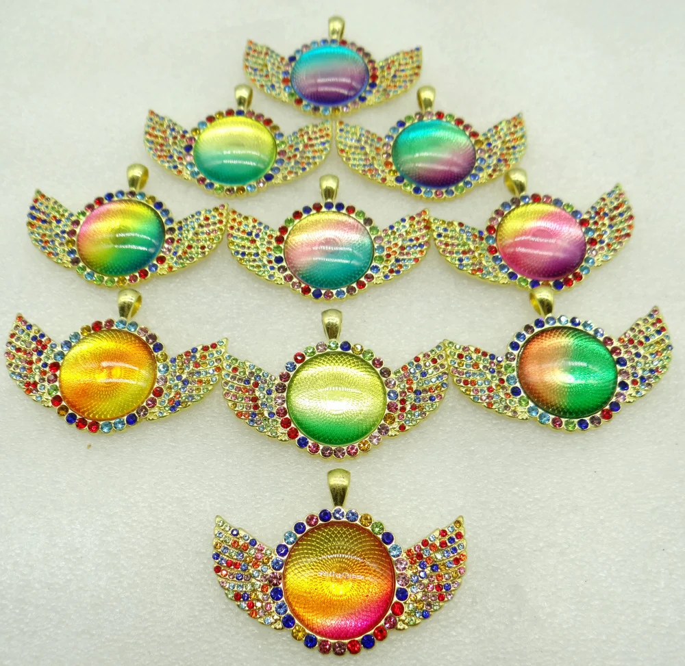 

Новый натуральный камень кварц кристалл аметиста содалит опал лазурит подвеска круглой формы "сделай сам" для изготовления ювелирных издел...