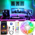 Светодиодная ленсветильник s 5050 RGB с Wi-Fi, Bluetooth-управлением, USB, 5 В