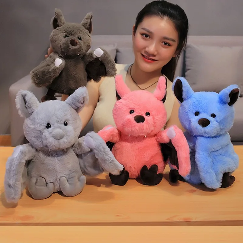 

new creative Movable Bat wings fashion Pillow Doll Plush lifelike soft Soothing doll Good quality toy christmase birthday gift