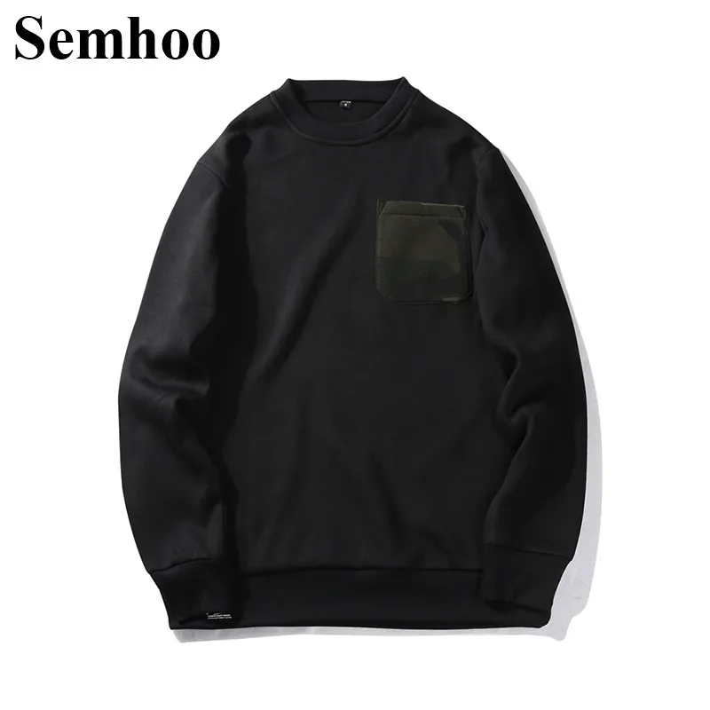 2019 Сезон весна осень Мужские повседневные камуфляжные свободные свитшоты с