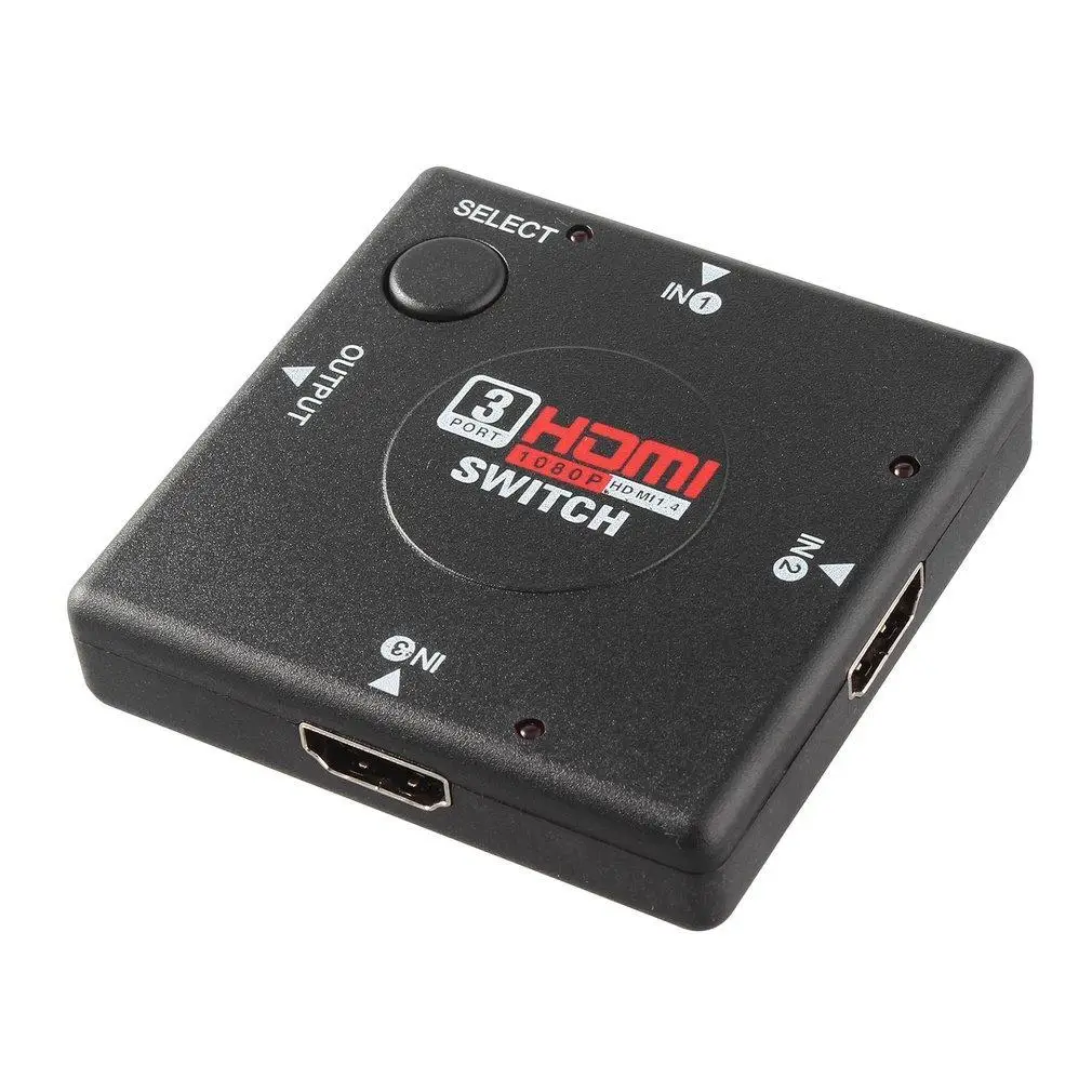 1080P 3 5 портов автоматический переключатель HDMI разветвитель концентратор ИК пульт