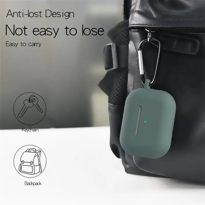 

Bluetooth Earbuds Protective Sleeve Charging Box Stand Silicone Outdoor Dust-Proof Drop-Proof Protective Shell for Airpods 2
