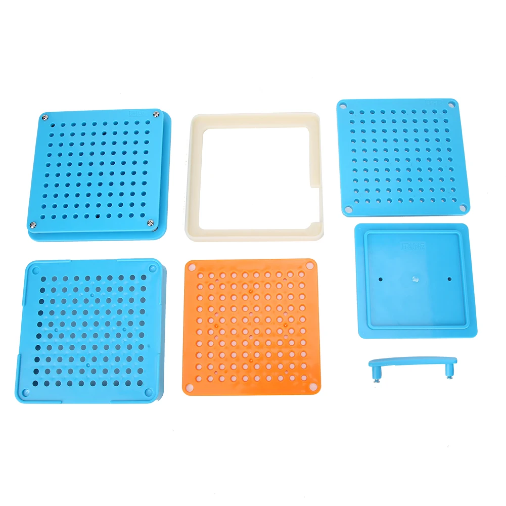 

100 Hole Manual DIY Capsule Powder Pressing Filling Machine Homemade Capsule Filler Powder Filling Machine Motherboard Tools New