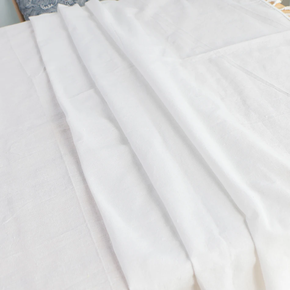 

Cotton Fabric Solid Burlap Color Hotel Tablecloth Rectangle Table Linen Cover Cloth Kitchen Dinner Restaurant Wedding Decor