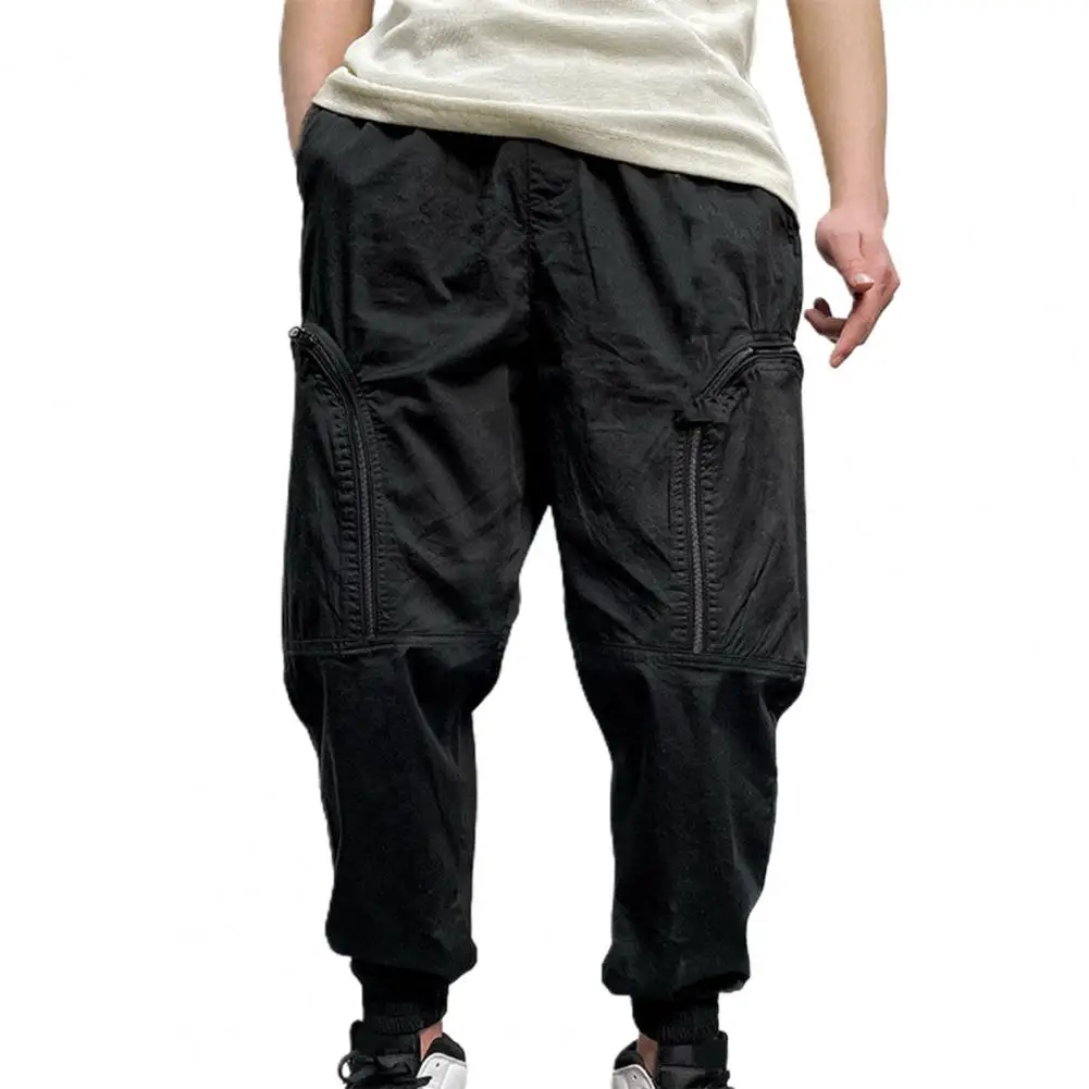 Джинсы мужские свободного покроя модные брюки-карго в уличном стиле