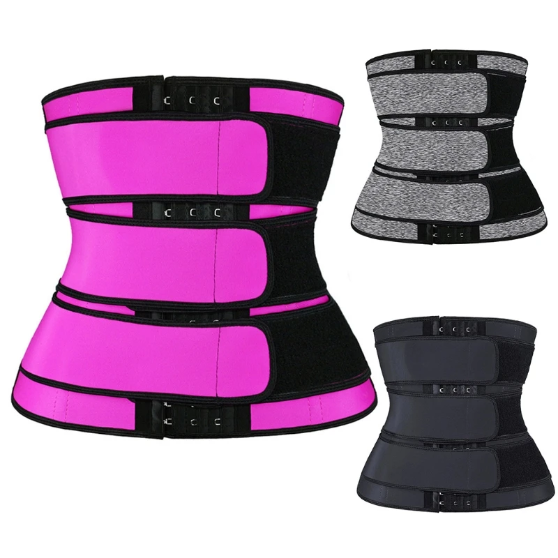 

Women Compression Waist Strap Corset Tummy Control Weight Loss Trimmer Shaperwear Girdle Fat Burning Body Shaper Cincher