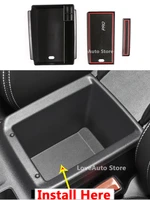 for skoda octavia pro a8 2021 2022 car central armrest storage box container interior stowing tidying accessories cover