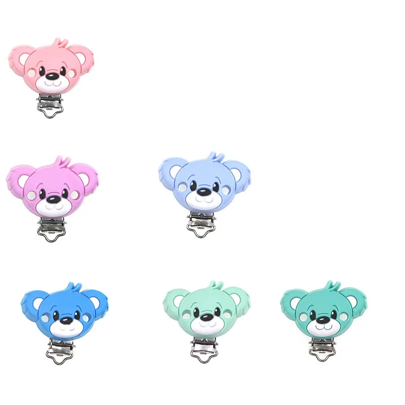 

Kovict 10/20/50pcs Silicone Pacifier Clips BPA Free Cartoon Animal Teether Pacifier Clamps Baby Oral Care Nurse Toys