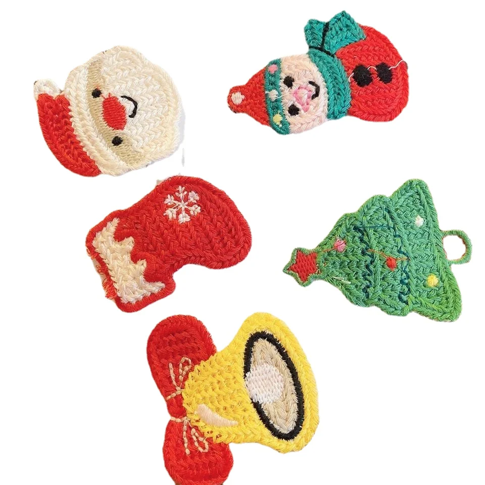 

Christmas Headwear Cute Cartoon Deer Wool BB Clip Hairpin Baby Christmas Snowman Knitted Barrettes