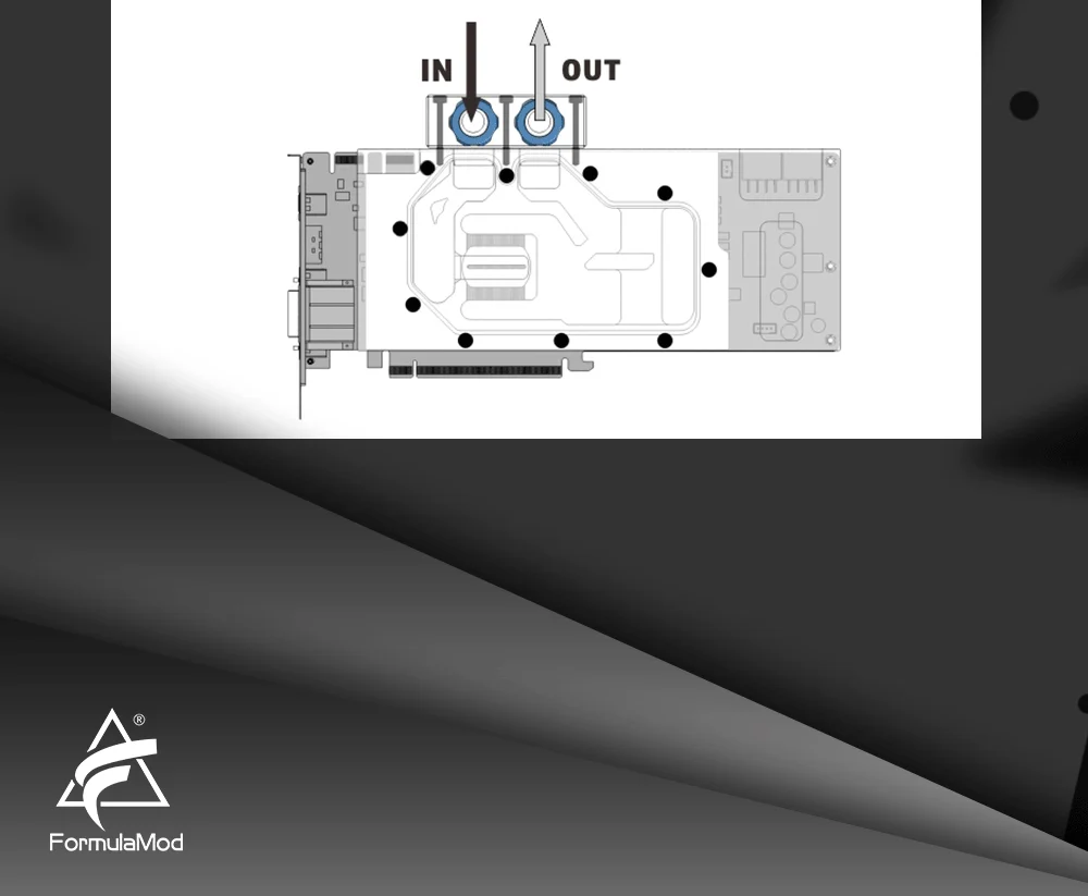 Bykski N-TITAN-PAS-X полное покрытие Графика карты водяного охлаждения блока для NewFounder GTX Titan X-Паскаль, GTX1080Ti/1080/1070, M6000